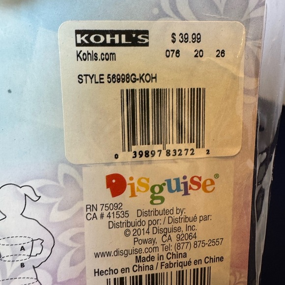 Disney: Frozen Elsa Costume/Play Dress Up/Princess Party Size Large - Picture 15 of 15